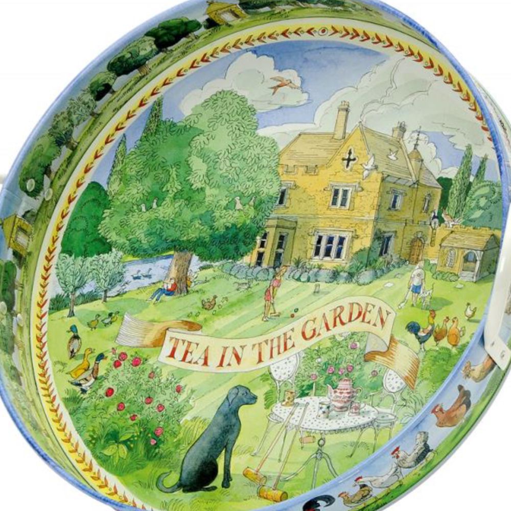 Tea in the Garden Emma Bridgewater Large Handle Tray