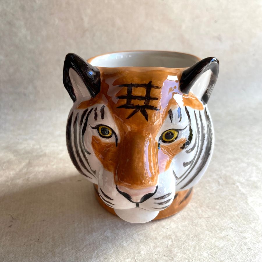 Tiger Pencil  Pot