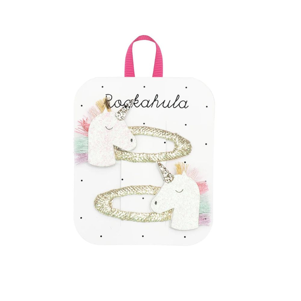 Rainbow Unicorn Clips