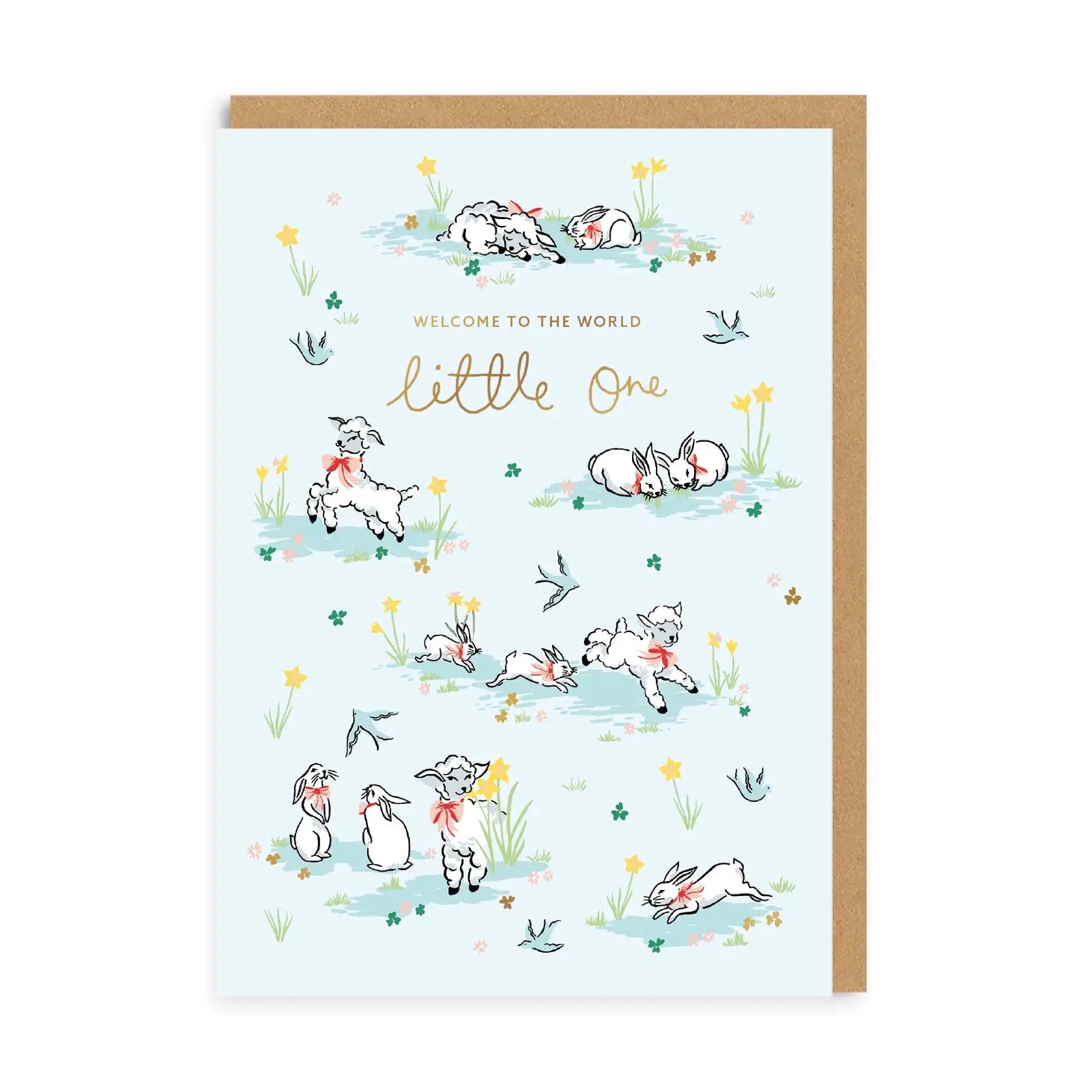 New Baby Card - Welcome to the World Little One