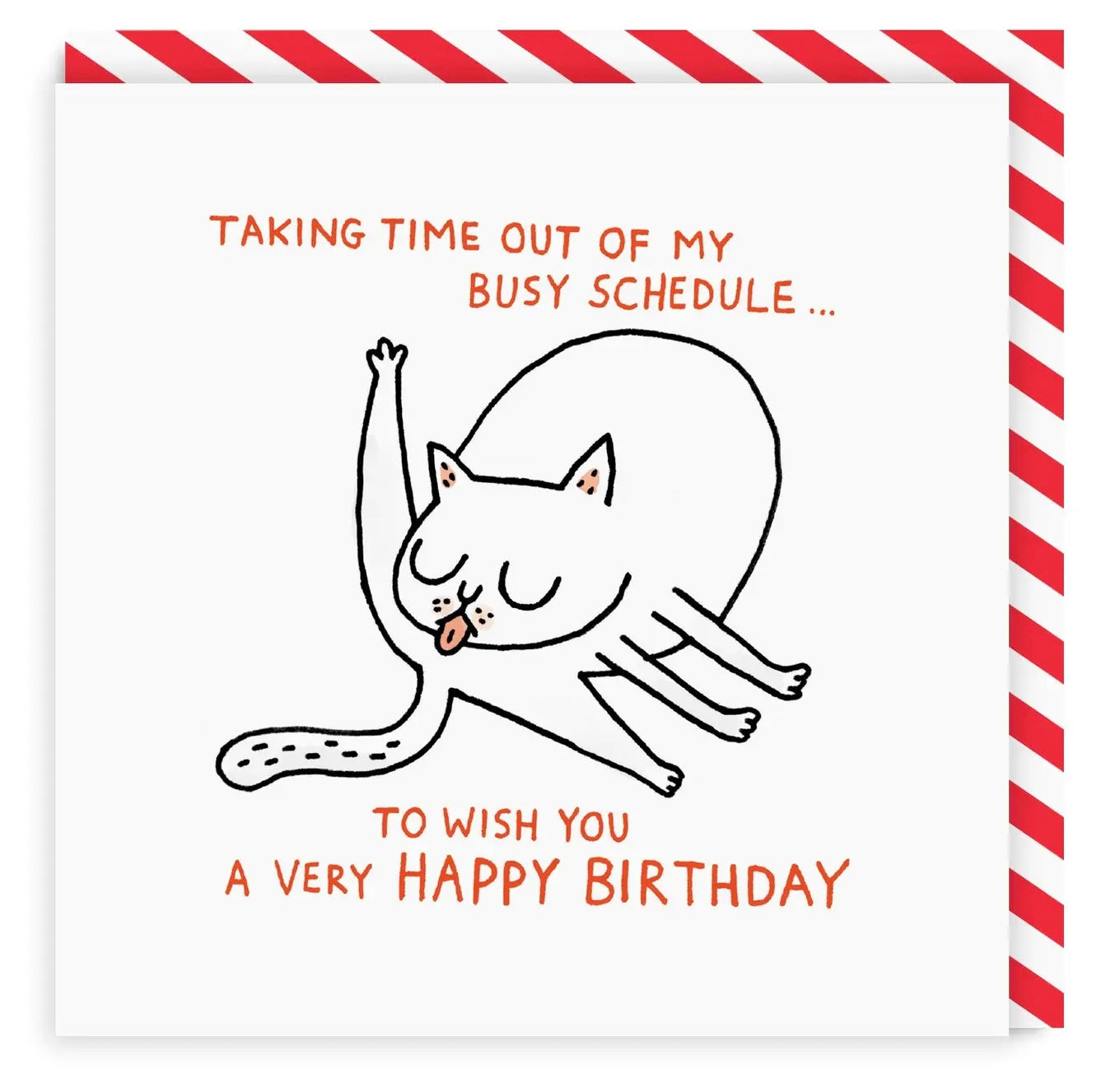Busy Schedule Gemma Correll Greeting Card