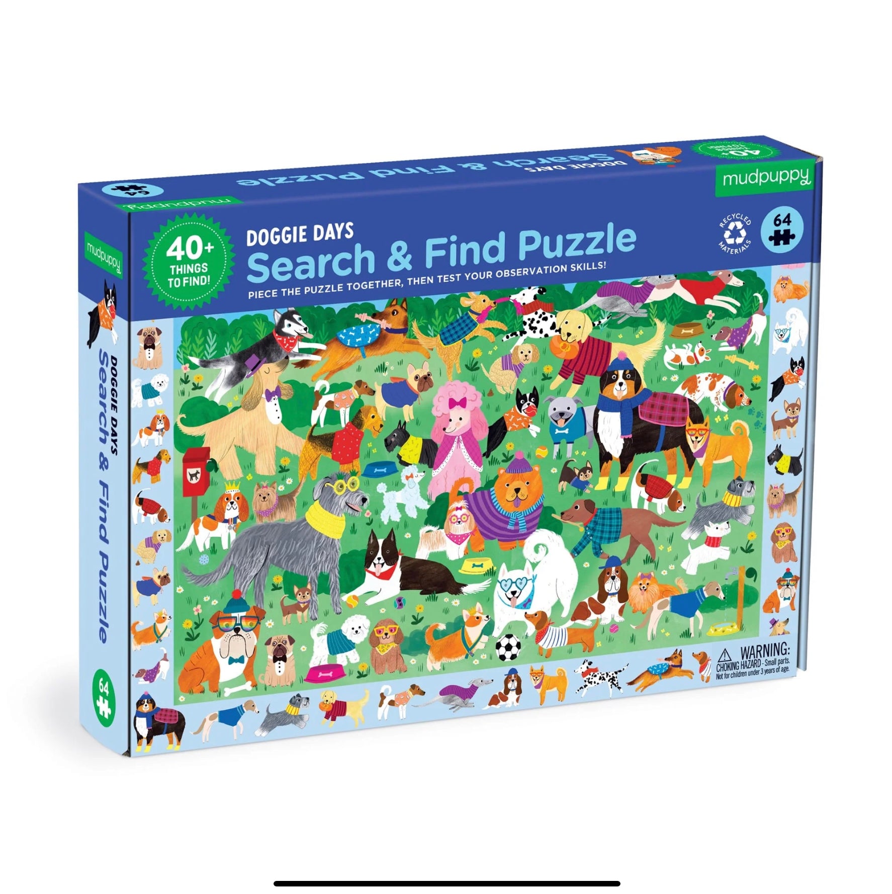 Doggie Park Search & Find 64piece puzzle
