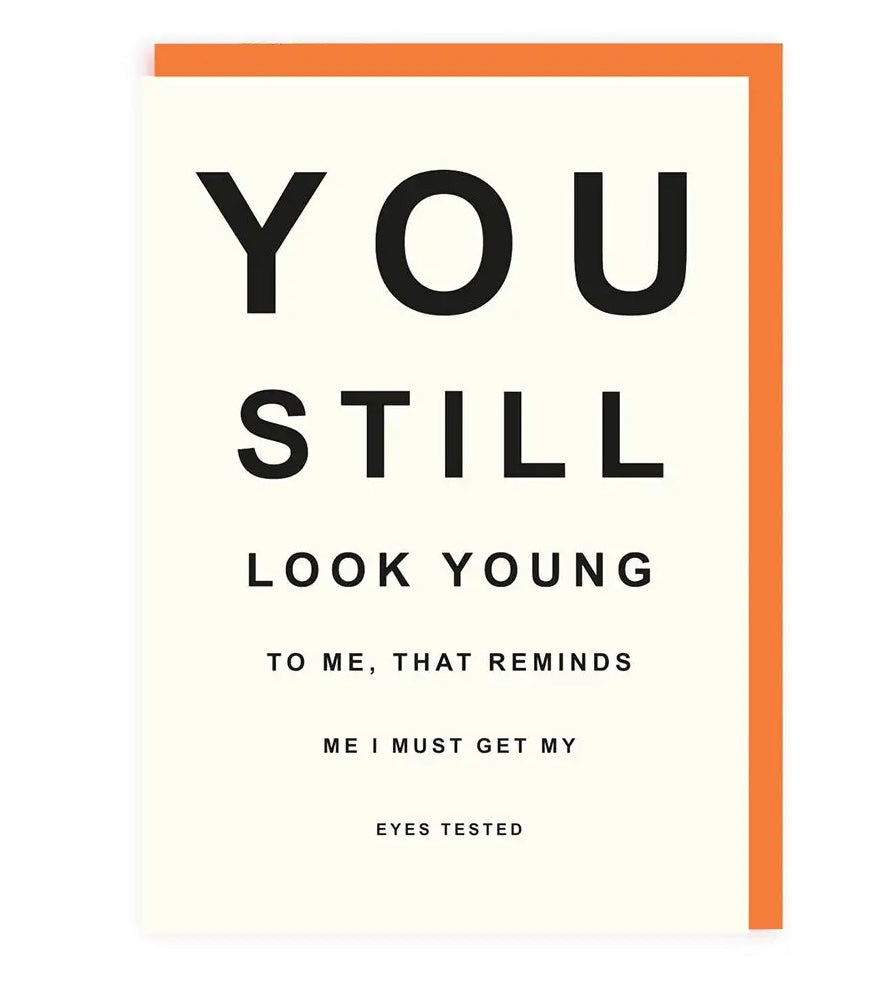 Eye Test Greetings Card