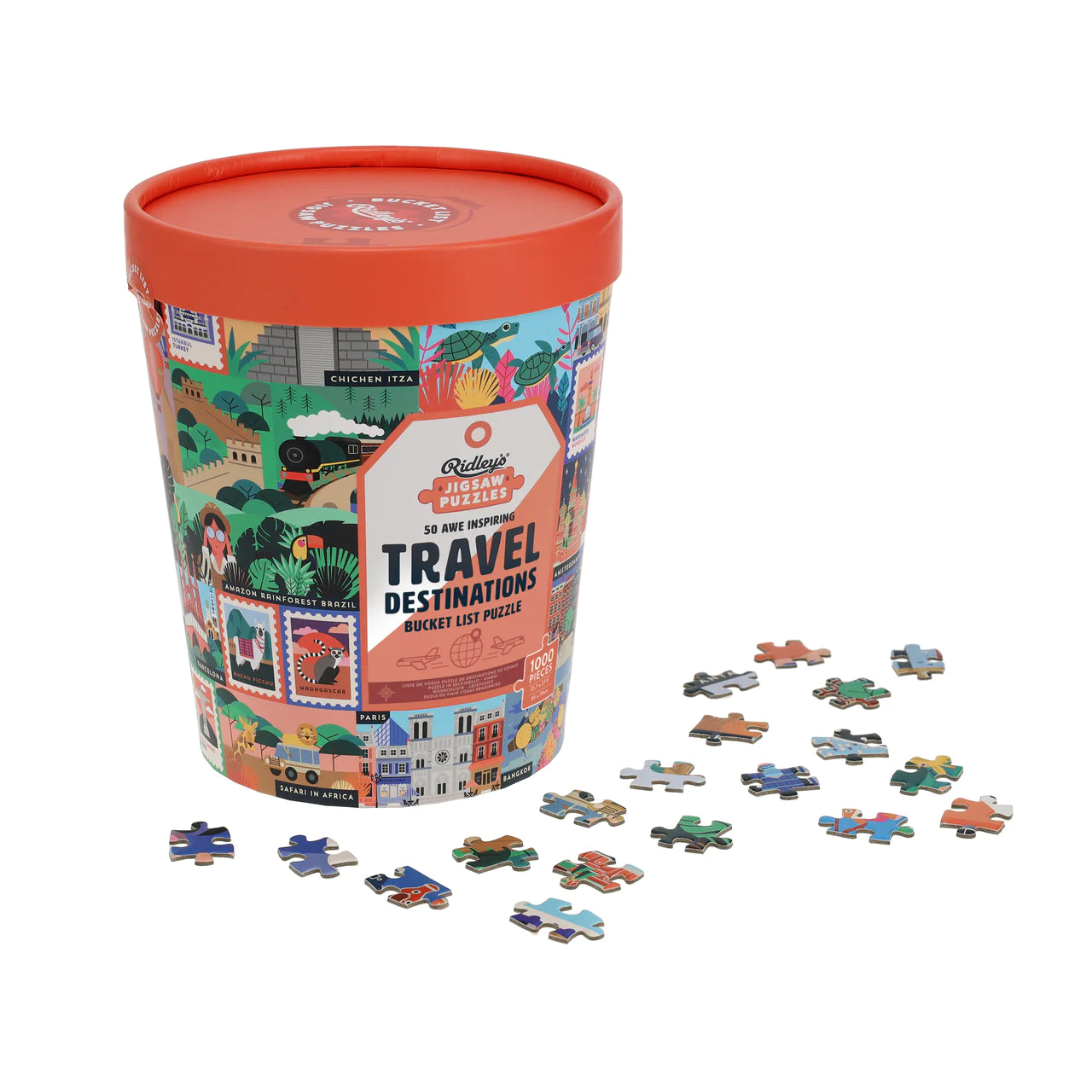 50 Travel Destinations Jigsaw Puzzle