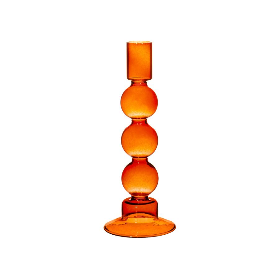 Bubble Candleholder Red
