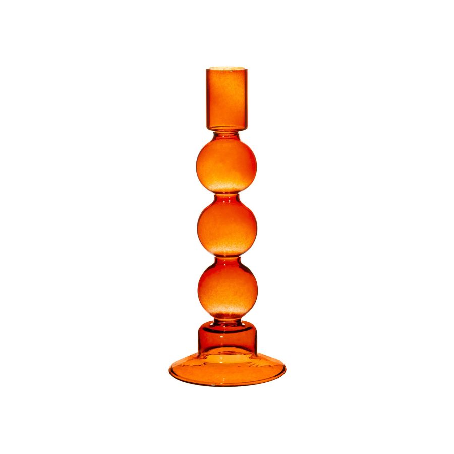 Bubble Candleholder Red