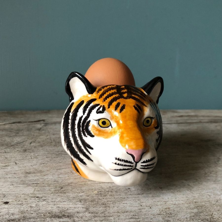 Tiger Face Egg Cup