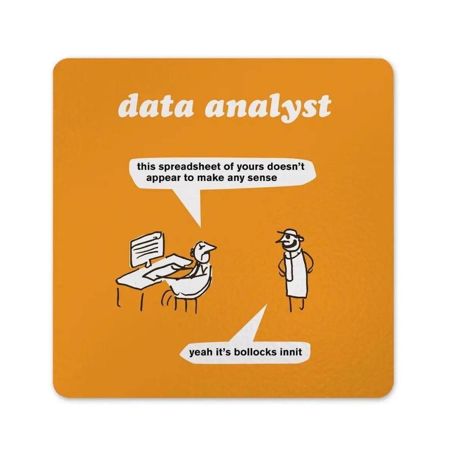 Data Analyst Coaster by Modern Toss
