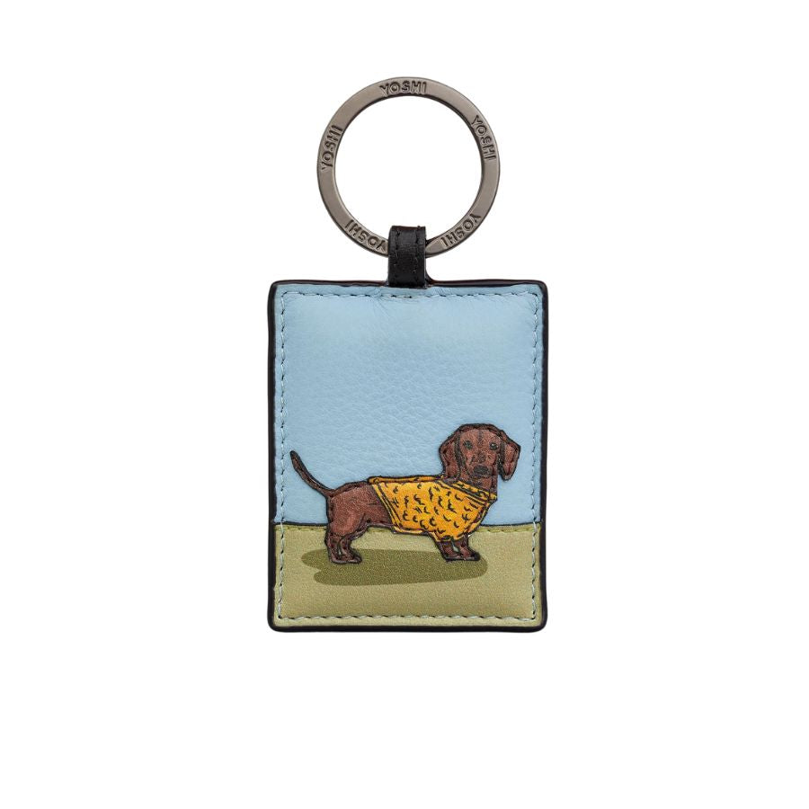 Louis Vuitton Dog Keychain 