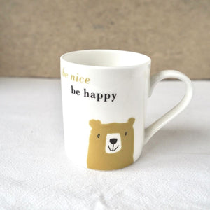 Be nice be happy- small mug