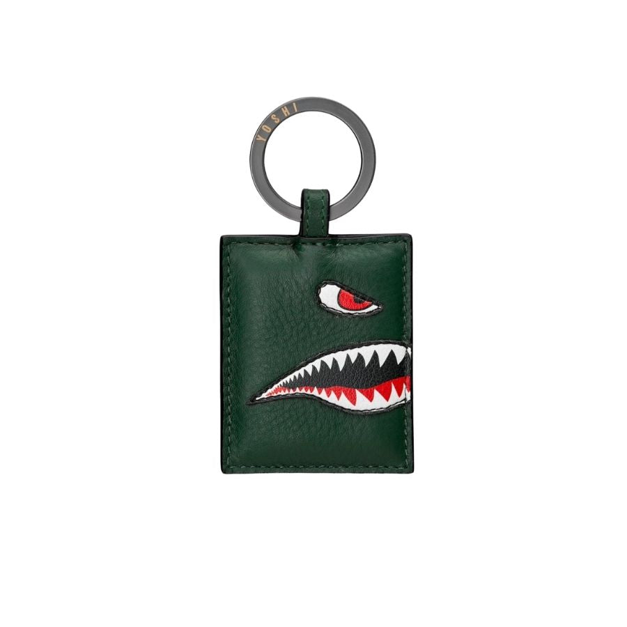 Flying Tigers Leather Keyring