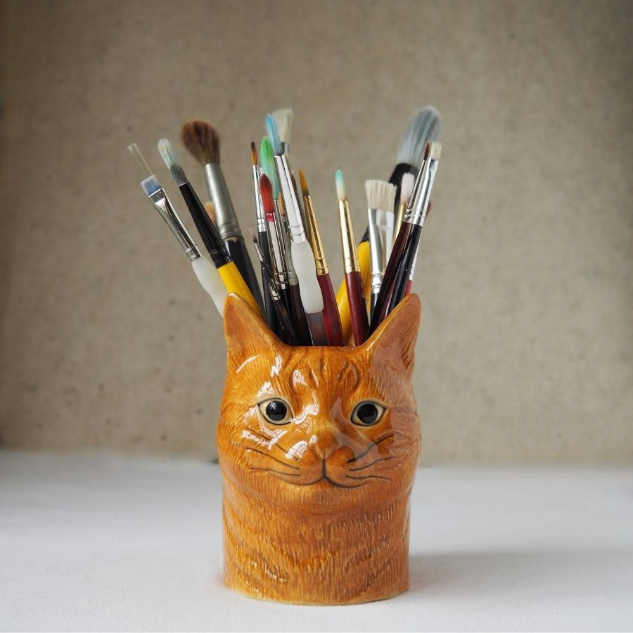 Cat Pencil Pot-Vincent