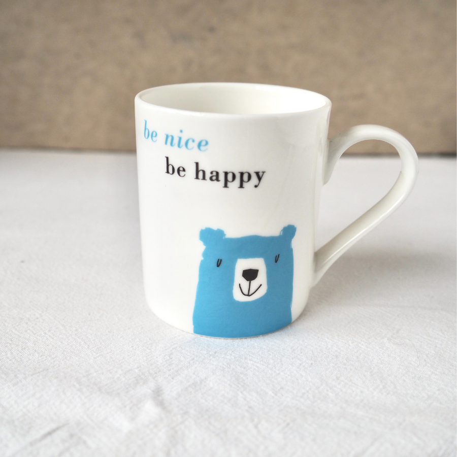 Be nice be happy- small mug