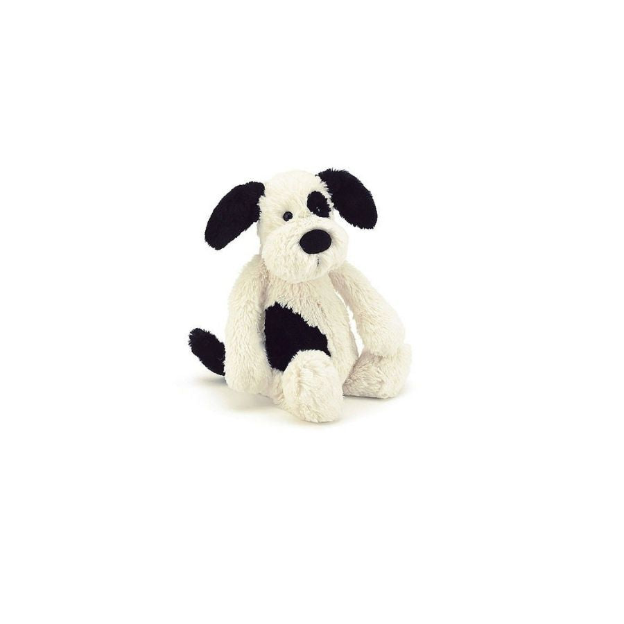 Bashful Black & Cream Puppy Small by Jellycat