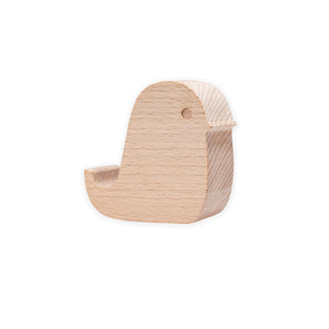 Wooden Bird Phone Stand