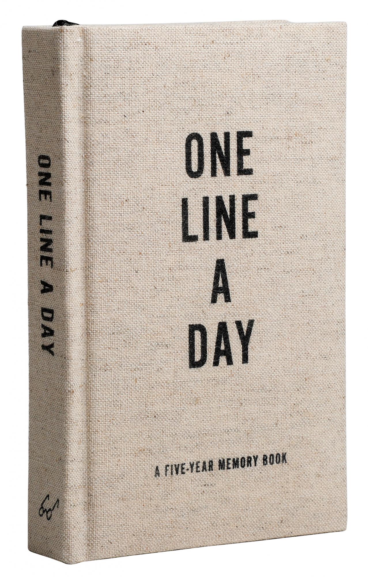 One line a day Canvas five year diary