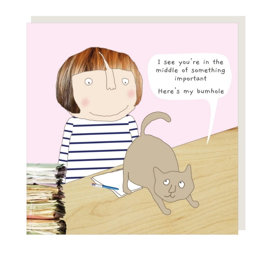 Cat Bum- Card