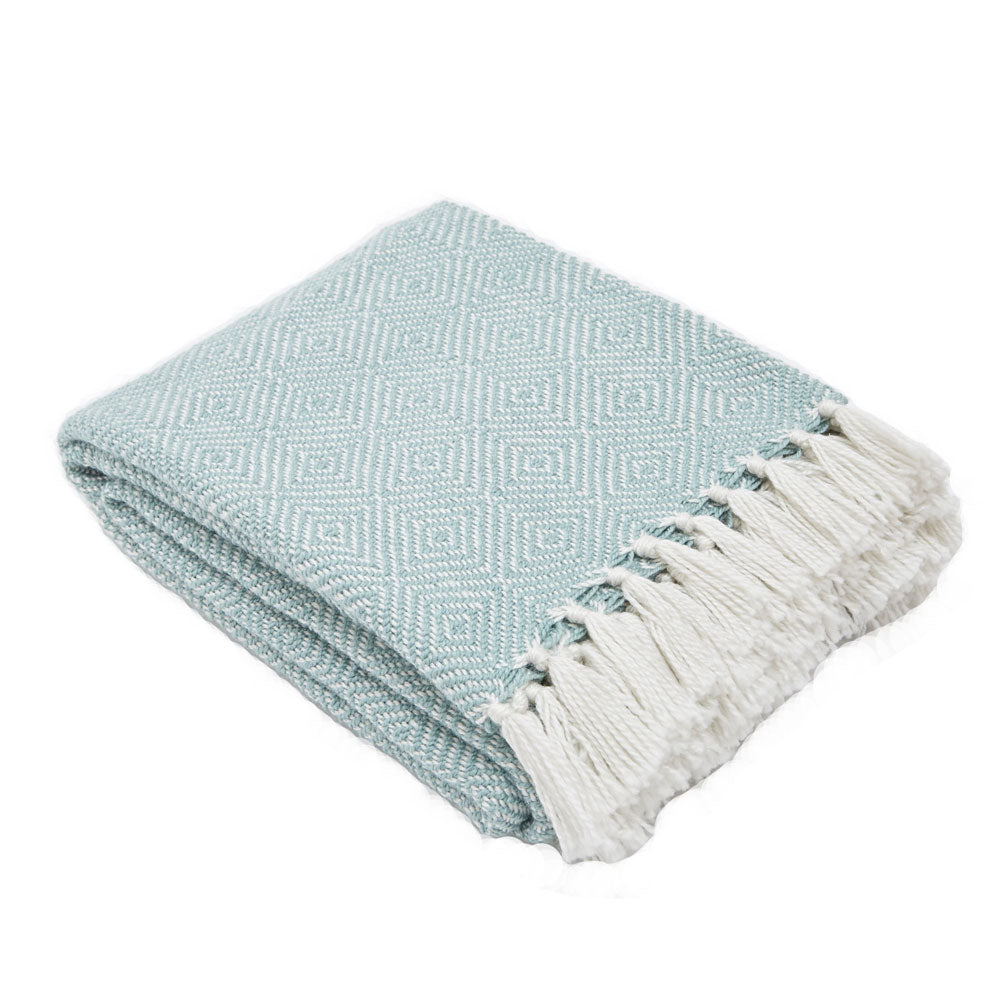 Diamond Teal Throw