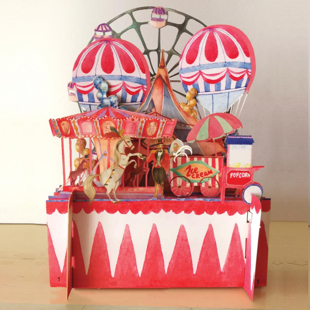 Fairground Rides - Children’s 3D Birthday Card