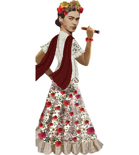 Greeting Card with Frida Khalo Image