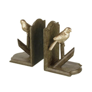 Bird on a branch Bookends