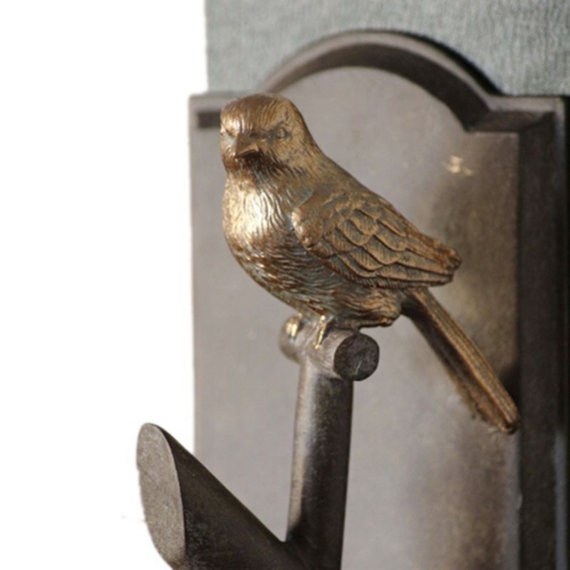 Gold Bird Bookends detail