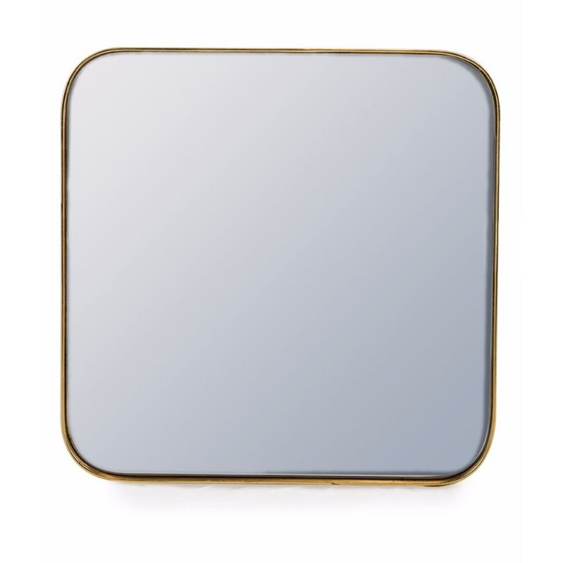 Gold Edged Mirror Square