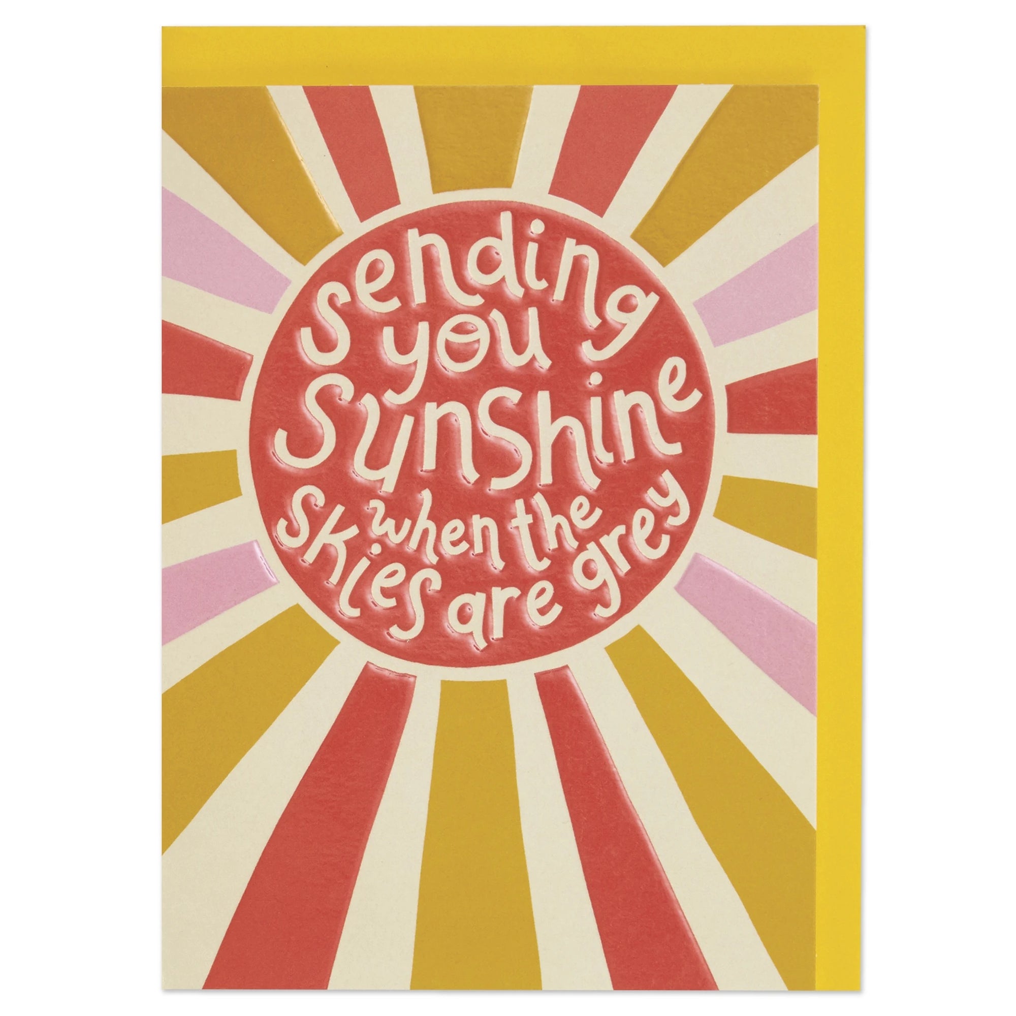 Sending you sunshine -Card