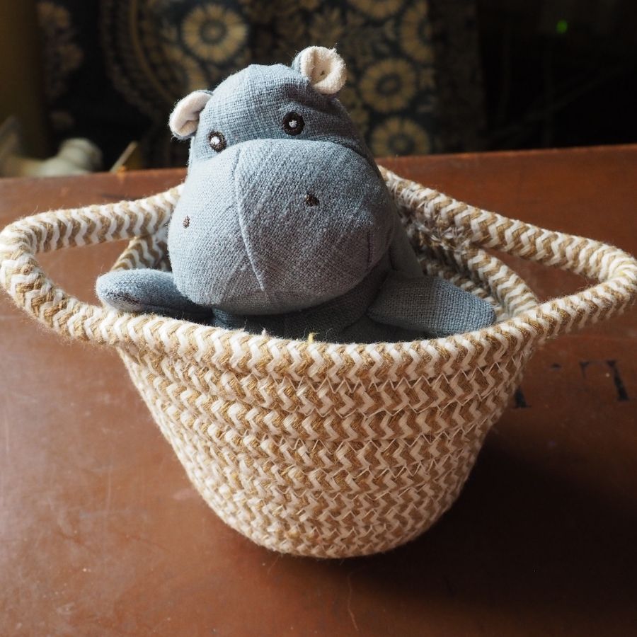 Hippo in a basket Toy