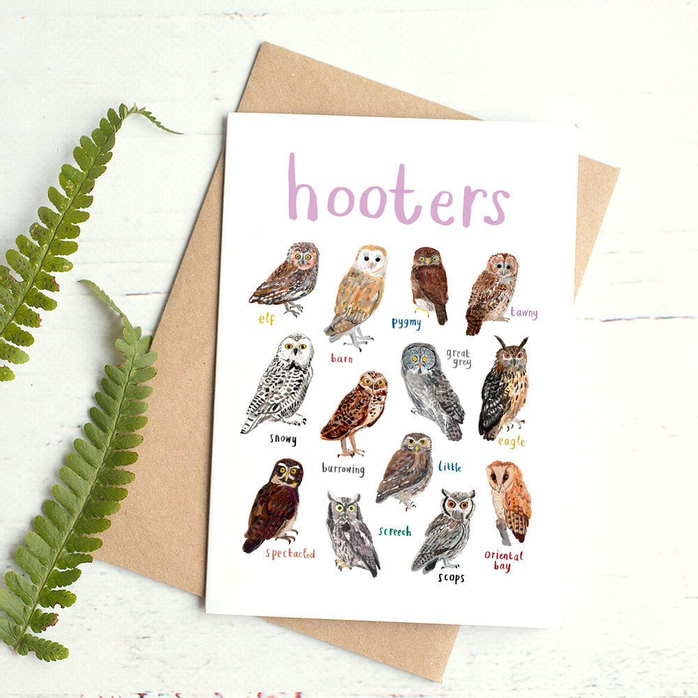 Birds Card - Hooters