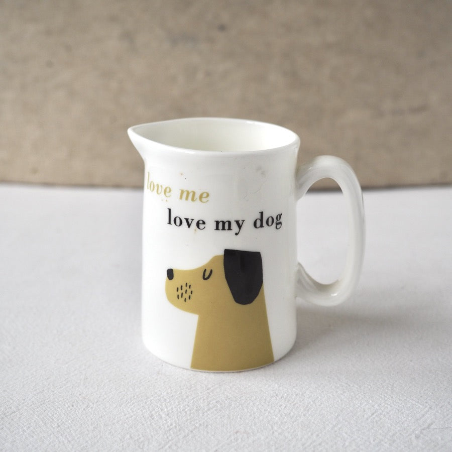 Mini Jug - love me love my dog