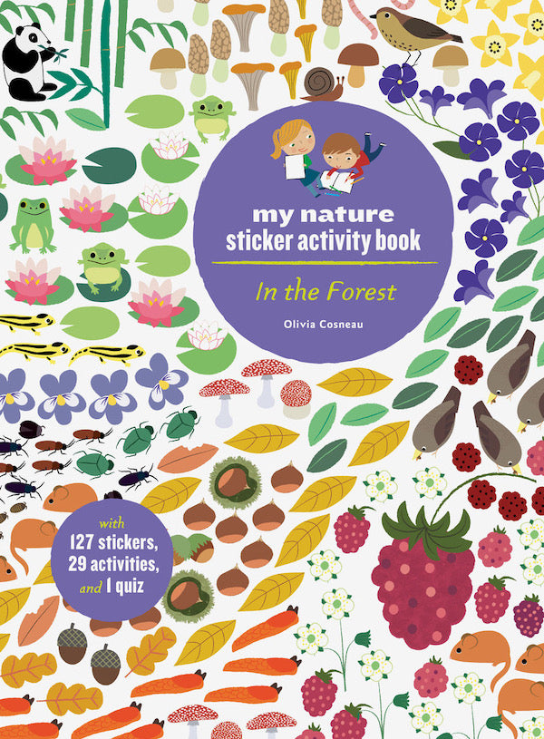 In the Forest- Nature Sticker Book by Olivia Cosneau