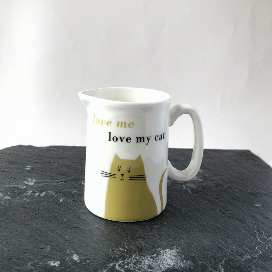 Mini Jug - Love me love my cat