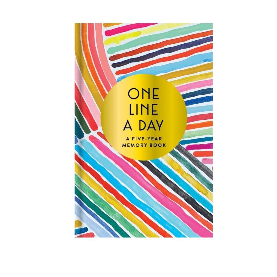 Rainbow One Line a Day 5yr Diary