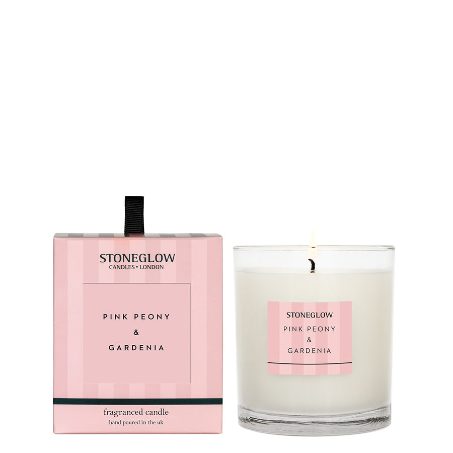 Stoneglow Pink Peony & Gardenia Candle - Modern Classics