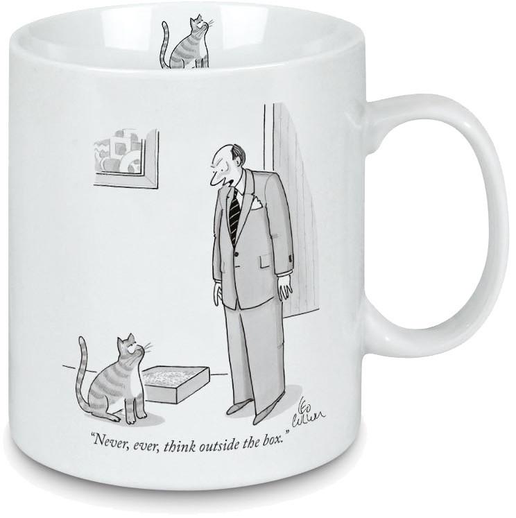 New Yorker-Porcelain mug Outside the box Mug