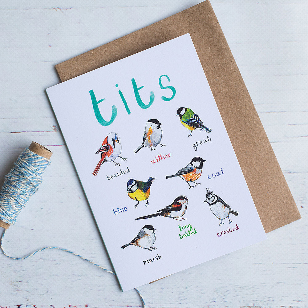 Bird Card - Tits