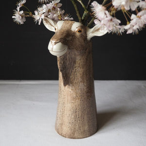 Toggenburg Goat Tall Vase