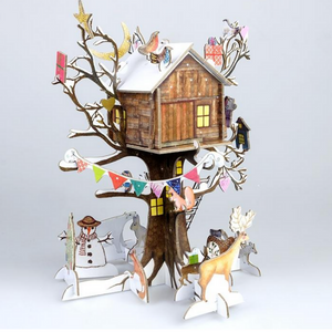 Tree House Christmas Pop and Slot Advent Calendar
