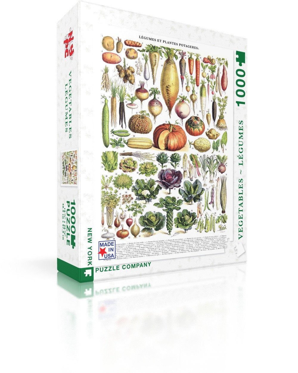 Vegetables 1000 piece jigsaw puzzle | Rd Hen Trading