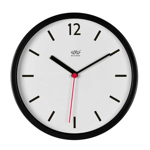 Retro Wall Clock Black and White