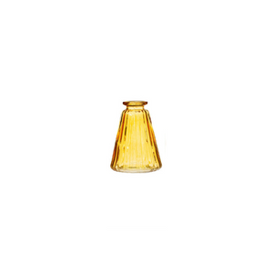 Mini Yellow Glass Bud Vases