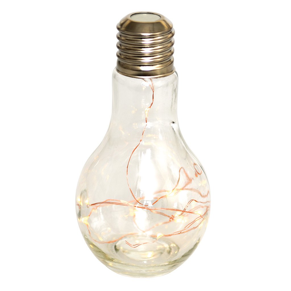 Novelty light bulb light-battery operated