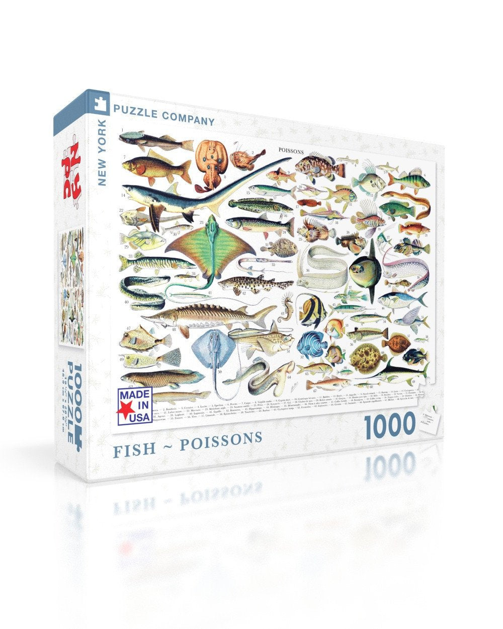 Fish ~ Poissons Jigsaw Puzzle - 1000pc