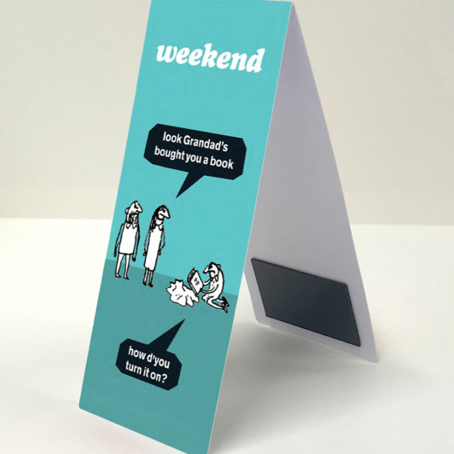 Weekend Modern Toss Bookmark