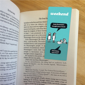 Weekend Modern Toss Bookmark