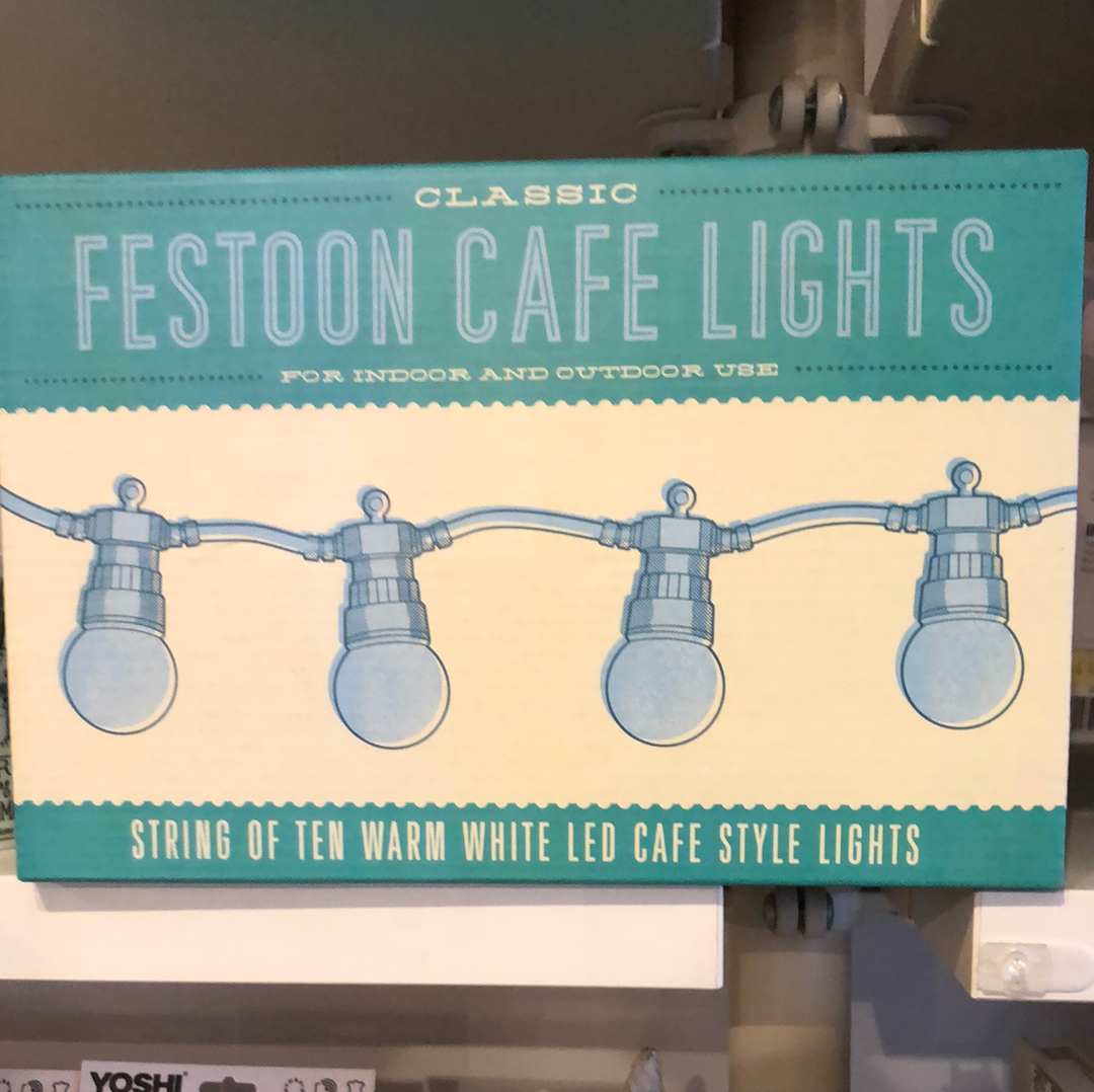Festoon cafe lights - 10 white