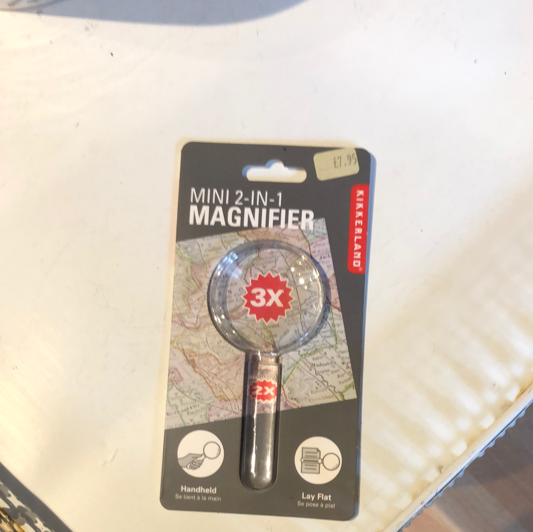 mini 2 in 1 magnifier