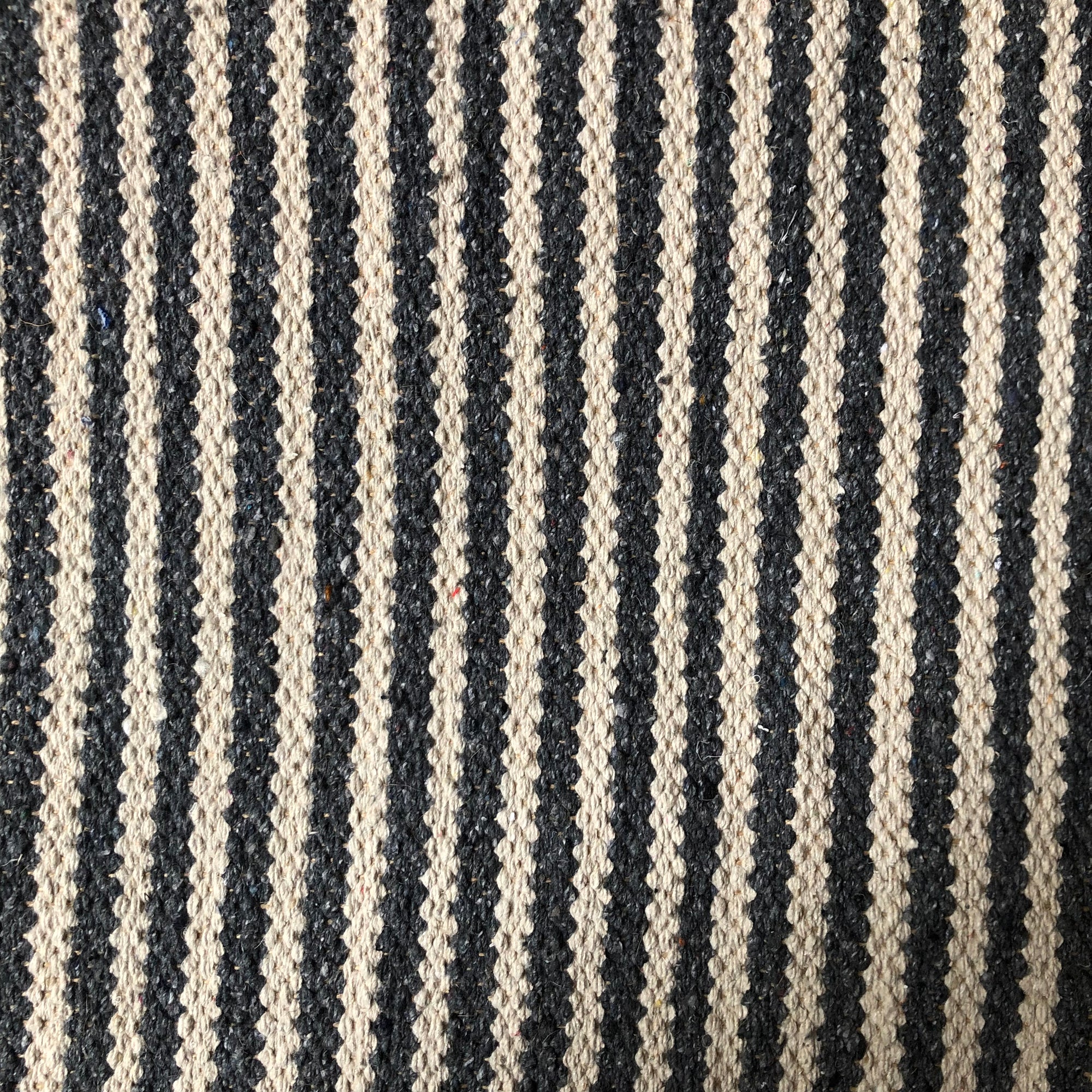 Striped Rug - Cotton and Jute