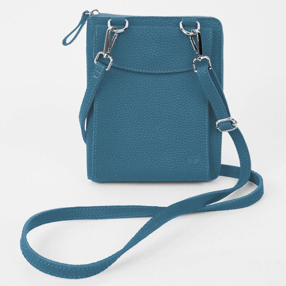 Cross Body Bag- Teal Columbian